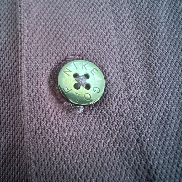 Nike Dri Fit Golf Polo Shirt Men's Size XL Navy Blue Short Sleeve Stretch - Picture 4 of 5